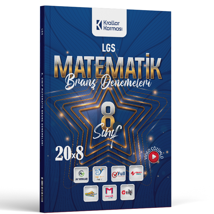 KRALLAR KARMASI 8.SINIF 20*8 DENEME MATEMATİK-2025